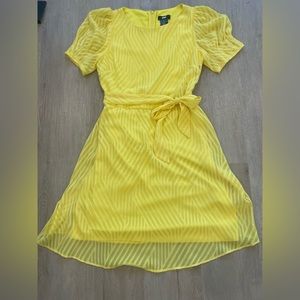 DKNY Yellow Dress